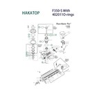 Oring Rebuild Kit For Paslode Framing Nailer F350s With 402011 Cylinder Seal