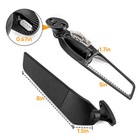For Suzuki Gsxr600 Gsxr750 Gsxr250r Adjustable Rearview Wind Wing Mirrors Lights