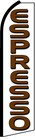 Espresso Swooper Flag Tall Curved Advertising Sign Flutter Feather Banner Coffee