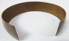 Solid 100  Copper Cuff Bracelet Vintage Band Usa Signed Bangle Light Marked