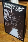 Very Rare Motley Crue Too Fast For Love  Framed Poster B w Vince Neil Handcuffs