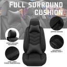 Car Seat Covers For Mercedes-benz Amg Gle 53 2021-2026 5 Seats Black Leather