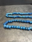Antique Blue Padre Crow Glass African Trade Beads Vintage 2 Old Glass Necklace