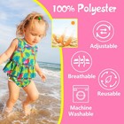 Swim Diapers 3 Pack For 8m-3t Babies And Toddlers  Reusable Adjustable Washab   