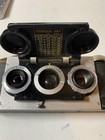 Vintage David White Realist F3 5 35mm Stereo Camera  Case   Booklets And Viewer