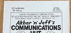 Vintage Original Akbar   Jeff Apple Computer Rainbow Logo Matt Groening Poster