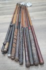 10 Antique Vintage 1920 s Interesting Many Lofts Hickory Wood Shaft Golf Clubs