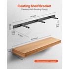 1 Pack Shelf Bracket 34 Inch   863 6 Mm Heavy Duty Floating Shelf Bracket