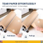 Diy Crew 12 Inch Paper Roll Dispenser And Cutter - Heavy-duty Wall Mountable 