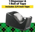 Scotch Desktop Tape Dispenser  Black Two-tone  1 Dispenser pack  c60-bk 