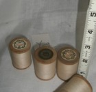 Vintage Sewing Thread Cotton 400 Yds  40 Weight Wood Spool J p 1950 s  4 -y-9