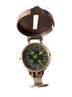 Soldiers Military Thumb Compass Antique Vintage Brass Ww2 1940 Navigation World 