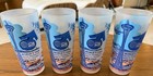 Vintage Set Of 4 1962 Seattle World   s Fair Space Needle Frosted Tumblers Mcm