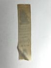 Antique Rare Silk Dirigo Eighth Annual Reunion Ribbon May 23 1885 