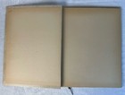 Unused Scrap Book W  Tan Paper Pages 12  X 10  Blank Gold String Antique Vintage