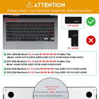 Large Print Keyboard Cover For Macbook Neo 13   Air 13   15  Pro 14   16  