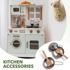 Robud Play Kitchen For Kid Toddlers Wooden Play Kitchen Set Pretend Playset Gift