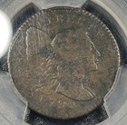 1795 Flowing Hair Liberty Cap Large Cent 1c Plain Edge Pcgs Vg Details