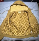 Aeropostale Tan Winter Hooded Bomber Cargo Jacket- Men   s Size Medium