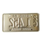 idaho 68  Greenie House Trailer License Plate 2c1452 Odd even Tag Area Man Cave