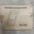 Blue Toddler Potty Training Seat Ladder Step Toilet Chair Infant Kid Bathroom Tr