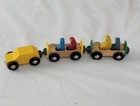 Vintage Brio Passenger Train And Station With People Trees Crossing Wooden