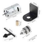 555 Motor Bench Drill Mini Hand Drill Sanding With 0 6-6mm B10 Chuck Dc 12v-36v
