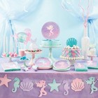 48ct Mermaid Print Beverage Napkins