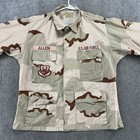 Us Army Coat Medium Short Desert Storm Tri Color Camo Combat Bdu Uniform Combat
