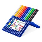 12 Pcs Ergosoft Jumbo Coloured Pencil Assorted Colors Set Art Supplies