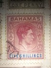 Bahamas Kgvi 5 - High Value Upu 1949 Set Qeii Early Issues Collection Page