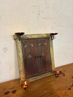 Rustic Wooden Painted Windows     Vintage Shabby Chic Architectural Salvage Decor