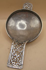 London 1938 Sterling Silver Arts   Crafts Tea Strainer By Amy Alice Sandheim
