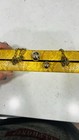 Vintage Yellow Snakeskin Kiss Lock Clutch Purse Frame Bag Gold Chain Included
