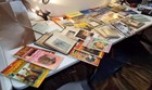 Lot 50  Vintage Antique German Song Calendars Romance Historical Almanac Books