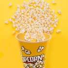 Novelty Place Retro Style Plastic Popcorn Containers For Movie Night - 7  Tall X