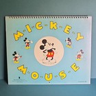 Windmill Books Disney Mickey Mouse 1977 Glow-in-the-dark Spiral Calendar