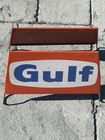 Vtg Nos 1960s Gulf Service Station Tire Display Rack Sign Metal Complete