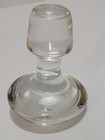Vintage Clear Glass Decanter Bottle Stopper  Door Knob Style 