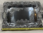 Arthur Court Grape Collection Clutch Tray 18  X 13    Handled Server Vintage 1995