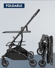 Folding Shopping Cart With Stylish Removable Tote portable Foldable Utility Cart