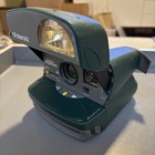 Vtg Polaroid One Step Express Green 600 Instant Film Camera - Tested   Works 