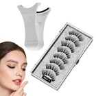 Reusable Natural Magnetic Eyelashes With Applicator No Glue Needed Lashes Kit