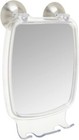 Clear Forma Suction Shower Shaving Mirror With Razor Holder For Bathroom Shower