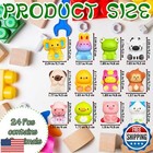24 Pcs Party Favors Filled With Squishy Toys jumbo Slow Rising Squeeze Squish