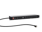 14 Outlet Metal 1u Rackmount Power Distribution Unit - 6 Feet Cord  1050 Joules