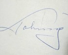 Johnny Unitas Autograph Signed Cut Index Card Baltimore Colts Hof Auto