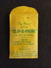 Vintage 1968 Chicago Democratic Convention Clip-o-phone Sticker Mayor Daley Lot