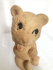Vintage Brown Bear  1954 Kaysam Corp Rubber Squeak Toy 