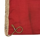 Large Vintage Sewn Nautical Maritime Signal Flag Boat Ship Art Old Cloth Tango T